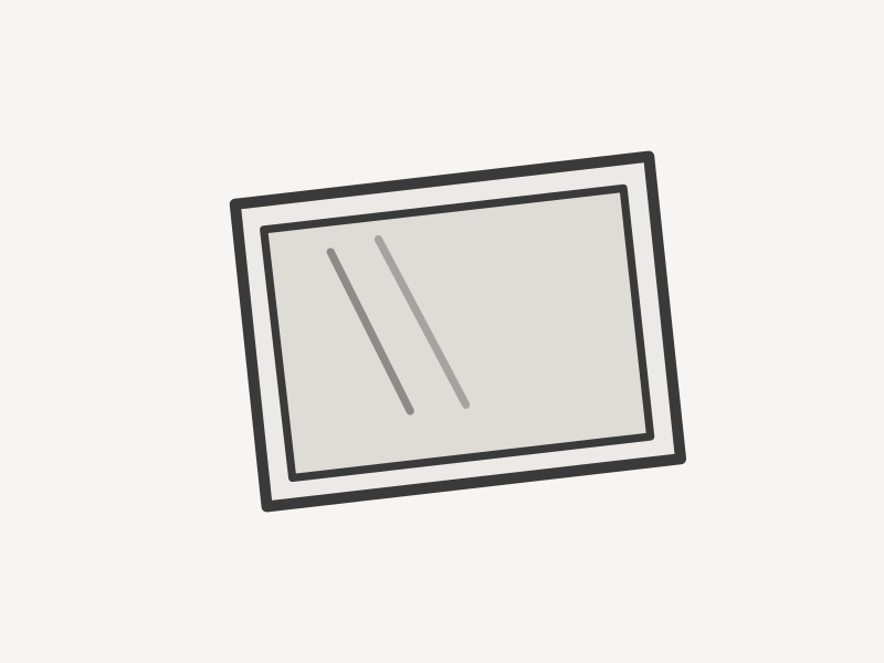 Vitre 4x355,4x336 R 300